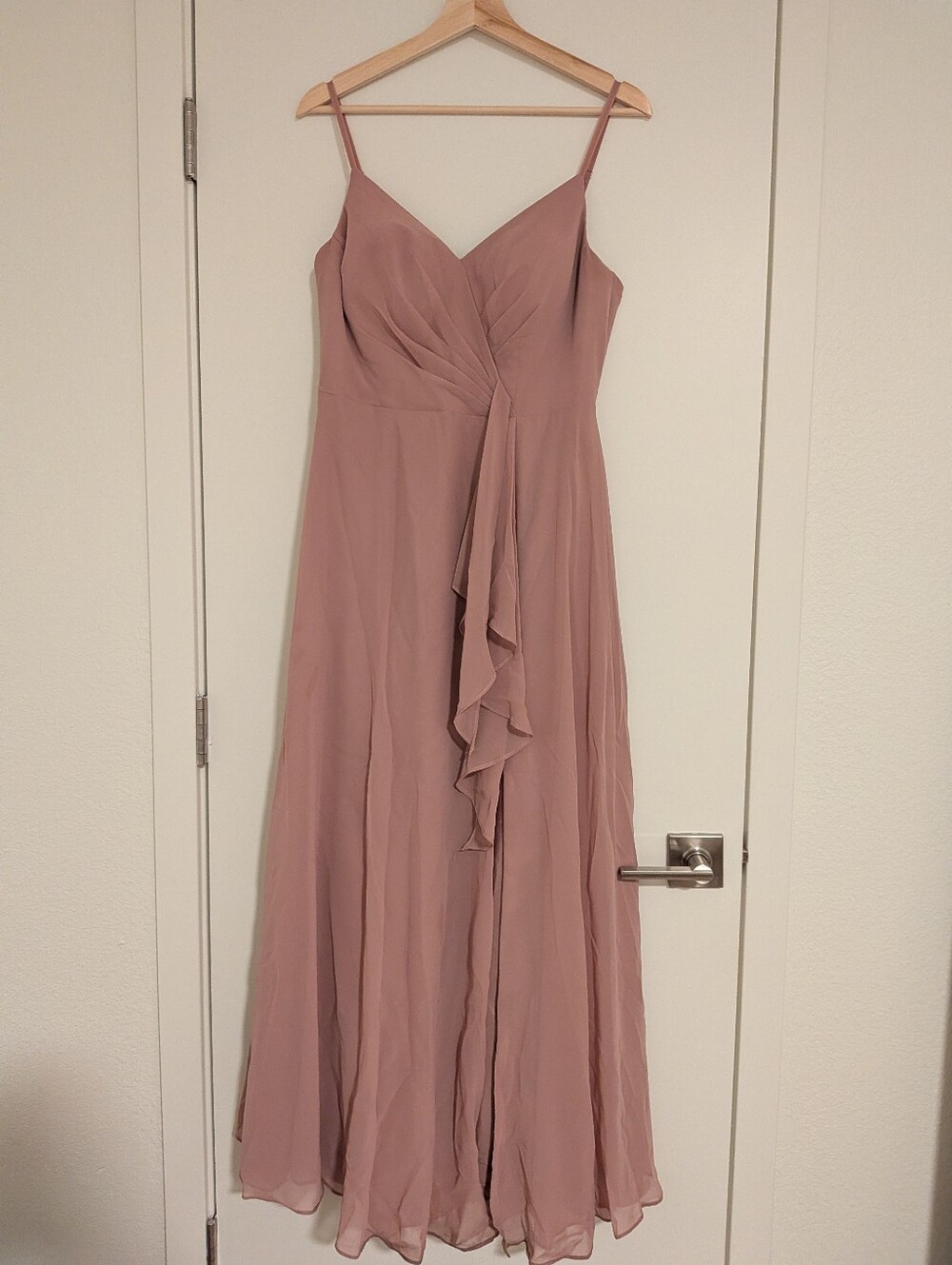 Azazie Chiffon Dusty Rose Bridesmaid Dress